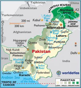 Pakistan-map